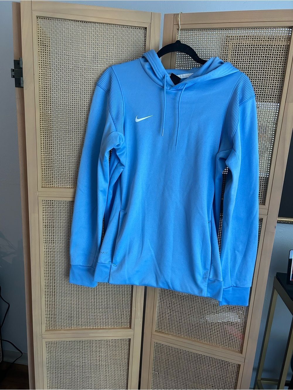 Nike Dri-FIT Baby Blue Hoodie Athletic Size Small Activewear - Picture 2 of 5